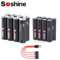 Soshine-Batterie Lithium-ion aste Eddie Ion AA et AAA USB 24.com 2600mWh 1.5V AA 24.com