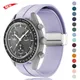 Bracelet en silicone pour Omega X Swatch Joint MoonSwatch Planet Watch Band Structure magnétique