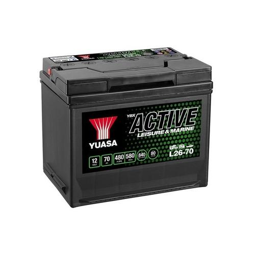 YUASA Starterbatterie Leisure Batteries 12V 70Ah 480A L26-70