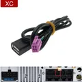 Connettore del cavo adattatore per cablaggio radio stereo per CD per auto USB a 4 pin per