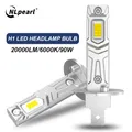 NLpearl 2Pcs 20000LM Error Free H1 LED Canbus lampadina del faro H1 H3 LED fendinebbia Fanless Wireless Mini Size lampada automatica 12V 6000K