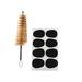 1 Set Saxophone Tooth-pad Brush Set Saxophone Accessories (Assorted Color)