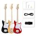 4 String Burning Fire Electric Bass Guitar For Beginner