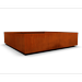 PLANTERCRAFT Corten Steel metal planter box Square & Cube sizes Modern garden steel planters For Commercial And Residential Outdoor Use.