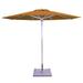 9 Foot Octagon Commercial Umbrella-Sunbrella Solid Colors Fabric Type-Natural Fabric Color-Antique Bronze Pole Finish Bailey Street Home