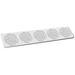 Farfi Heat-resistant Food Grade Easy Demold Multi Shape Cake Lace Cushion Love Bubble Leaf Cuisine Cake Decorating Tool Baking Accessories (Type M)