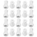 NUOLUX 20pcs Blind Pull Cord Knobs Plastic Replacement Pull Ends for Roman Shades Curtain