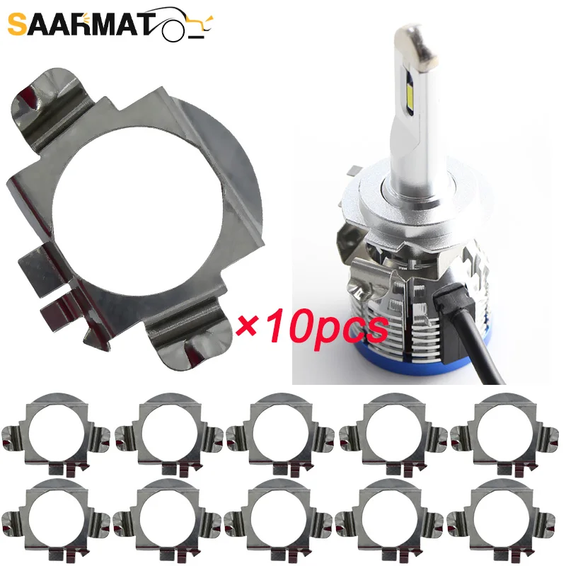 10 stücke Adapter Led H7 Für Volkswagen Basis Auto Halter H7 Für BMW Audi Mercedes-Benz Buick Ford Focus Mit scheinwerfer Metall Ausgezeichnete Image