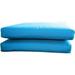 2 Pack Sunbrella Designer Seat Cushions-Knife Edge- Canvas Pacific Blue