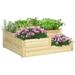 Outsunny 3 Tier Raised Garden Bed Planter Box 42.5 in x 34.75 in x 14.25 in
