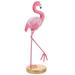 5pcs Flamingo Statue Pink Resin Flamingo Lawn Ornament Garden Yard Decoration