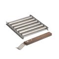 Qisuw Stainless Steel Barbecue Hot Dog Rack Sausage Grills Rack for Barbecue Lover