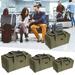 Home Storage Large Capacity Canvas Hand Luggage Bag Travel Bag Men s Moving Bag Outdoor Self Driving Tent Sleeping Bag Equipment Bag on Clearance