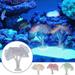 Zioy Glowing Effect Artificial Coral Plant for Fish Tank Decor Aquarium Ornament Silicone Coral Plant Decorations Glowing Ornament for Fish Tank Aquarium 2 Pack