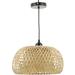 BESTONZON 1 Pc Bamboo Weaving Droplight Elegant Living Room Lamp with Light Source