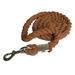 simhoa Horse Lead Rope Horse Leading Rope Handmade Durable Professional Practical Accessories Bolt Snap Heavy Duty Soft Braided Rope Brown