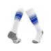 Men Athletic Socks Sport Running Calf Socks Performance Cushioned Breathable Football Socks for Men White L