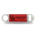 Rico Industries College Houston Red Faux Leather Laser Engraved Bar Blade - Great Beverage Accessory for Game Day