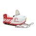 Department 56 Candy Cane Snowmobile Village Accessory 2.1in H