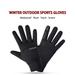TERGAYEE Winter Cycling Gloves for Men Women Thermal Full Finger Bike Gloves manipulatescreen Padded Bike Glove for Running Biking Driving Hiking Mountaineering Workout