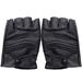 1 Pair Workout Gloves Anti-skid Exercise Gloves Cycling Half Finger Gloves Leather Fingerless Glove