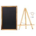 Milue Desktop Memo Message Blackboard Easel Chalkboard Bracket Sketchpad Kids Writing Boards for Restaurant Sign