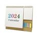 Calendar 2024 Desk Standing Calendars Daily Weekly Monthly Planner Schedule