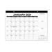 SHENGXINY 2024 Wall Calendar Clearance Desk Calendar 18 Month Desk Calendar/Wall Calendar Combo January 2024 To JUN 2025 Black