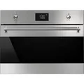 Smeg Sf4390Mcx Built-In Single Oven With Microwave - Stainless Steel