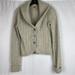 Free People Sweaters | Free People Large Tan Cable Knit Cardigan | Color: Cream | Size: Xs
