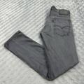 Levi's Jeans | Levis 511 Jeans Mens 29x32 Gray Black Denim Skinny Low Rise Stretch Logo Biker | Color: Black | Size: 29