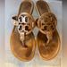 Tory Burch Shoes | Authentic Tory Burch Miller Sandal Tan, Size 6.5 | Color: Tan | Size: 6.5