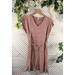 Anthropologie Dresses | Anthropologie Mo:Vint Women's Pink Cupro Viscose Blend Dress Belted Size Xs | Color: Pink | Size: Xs