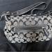 Coach Bags | Coach Signature 6044 Mini Satchel Canvas Small Handbag Purse Black And Gray. | Color: Black/Gray | Size: Os
