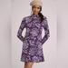 Anthropologie Dresses | Anthropologie - Mock Neck Mini Dress | Color: Purple | Size: S