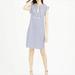 J. Crew Dresses | J Crew Blue And White Striped Tuxedo Shift Dress S | Color: Blue/White | Size: Xs