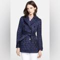 Burberry Jackets & Coats | Burberry Caperton Coat | Color: Blue | Size: M