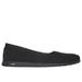 Skechers Women's BOBS Arch Fit Plush - By The Way Slip-On Shoes | Size 5.5 | Black | Textile | Vegan | Machine Washable