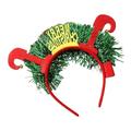 Christmas headbands for men and women, Christmas Headband Festive Xmas Tree Deer Horn Shape Hair Band Party Decoration Festive Party Headband Glowing Hair Band Glowing holiday gifts ( Color : E )