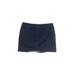 Soft Surroundings Denim Skirt: Blue Solid Bottoms - Women's Size Large Petite