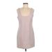 Wild Fable Casual Dress - Shift: Gray Solid Dresses - Women's Size Medium