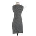 Theory Cocktail Dress - Sheath: Gray Marled Dresses - Women's Size P