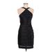 BCBGMAXAZRIA Cocktail Dress - Party: Black Dresses - Women's Size 6