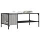 vidaXL Table basse avec support sonoma gris 100x51x40 cm