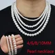 Collier de perles fait à la main pour hommes et femmes brin de perles simples cadeau de bijoux de