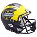 Jim Harbaugh Michigan Wolverines Autographed College Football Playoff 2023 National Champions Logo Riddell Speed Replica Helmet