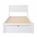 Winston Porter Olley Bed Wood in White | 36.2 H x 42.4 W x 58.4 D in | Wayfair 9F2FA1FEABEE4EDDAB101A7BC707F7DC