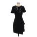 Design Lab Lord & Taylor Casual Dress - Sheath: Black Dresses - Women's Size Small