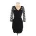 As U Wish Cocktail Dress - Bodycon: Black Dresses - Women's Size Medium