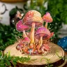 10 stücke Pilz Aufkleber Tasche farbigen Waldpilz dekorative Aufkleber Ästhetik DIY Scrap booking